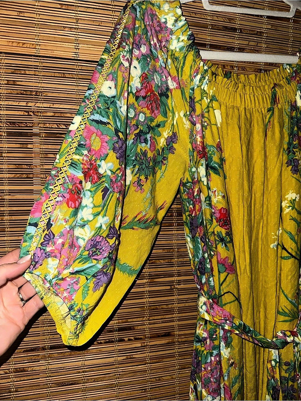 Gorgeous! Anthropologie Eliora Off-The-Shoulder Maxi Dress - Size Small - Picture 7 of 8